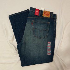 Men's Levi's 541 Big & Tall Athletic Fit Dark Wash Jeans 46x30